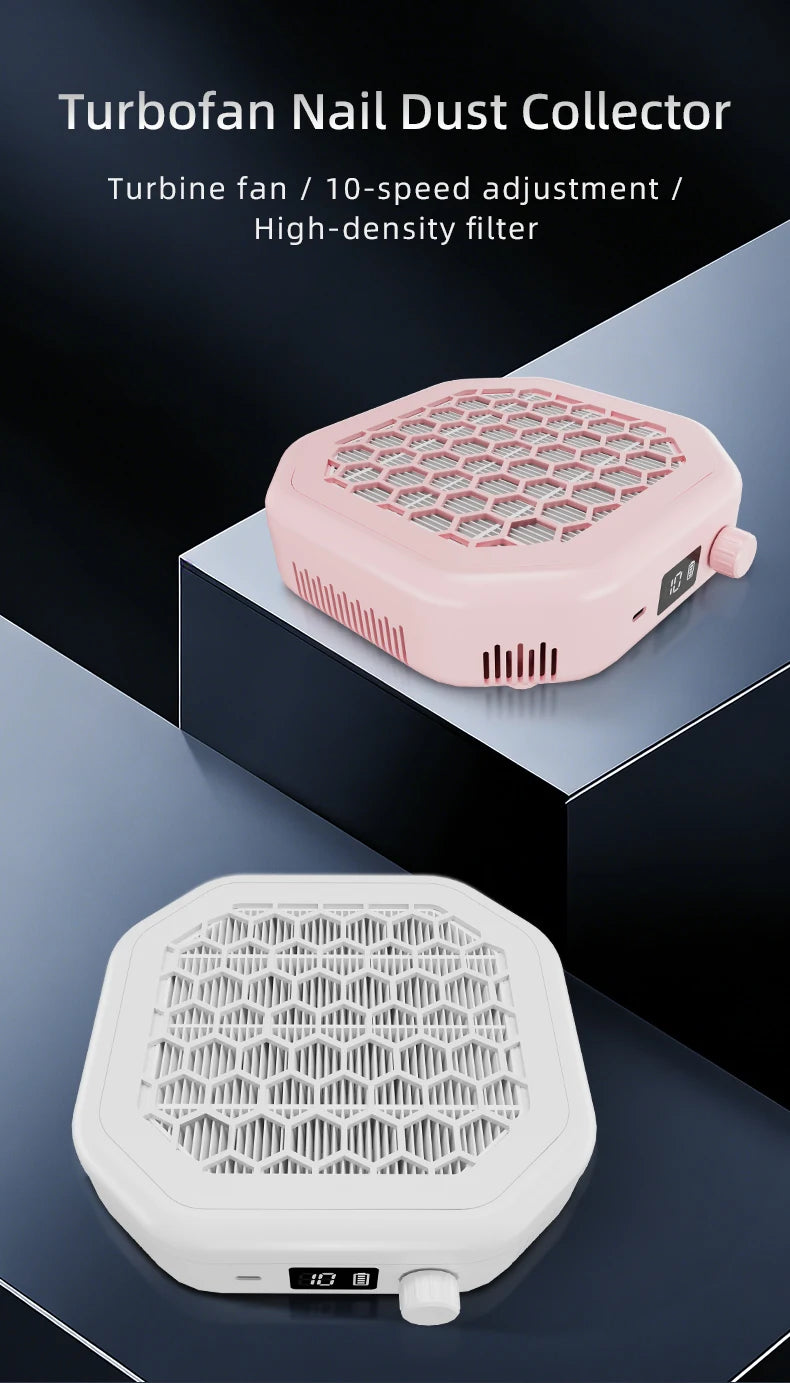 Portable Cordless Nail Dust Collector