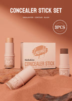 3-Piece Face Contouring and Highlighting Makeup Set