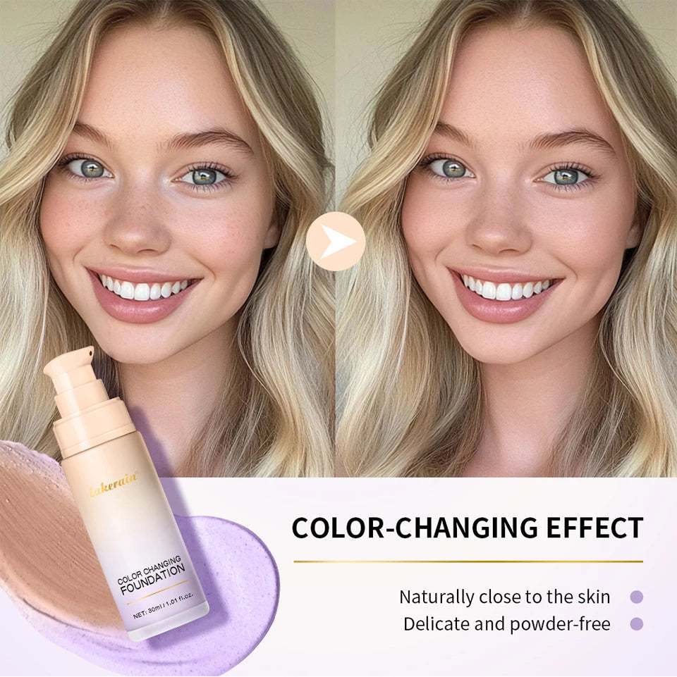 Color-Changing Liquid Foundation for Flawless Skin Tone - 10