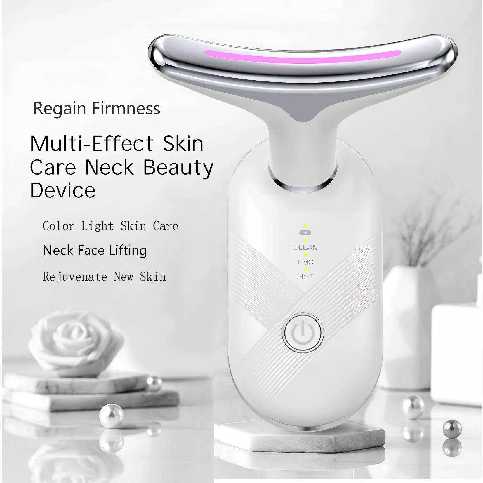 LED Facial and Neck Sculpting Massager - 8