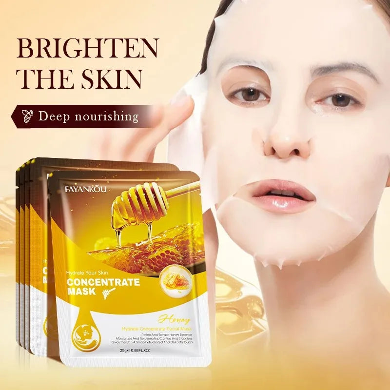 10-Piece Fruit Essence Hydrating and Brightening Facial Mask Set - 22