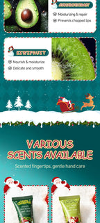 Christmas Moisturizing Hand Cream and Lip Balm Gift Set