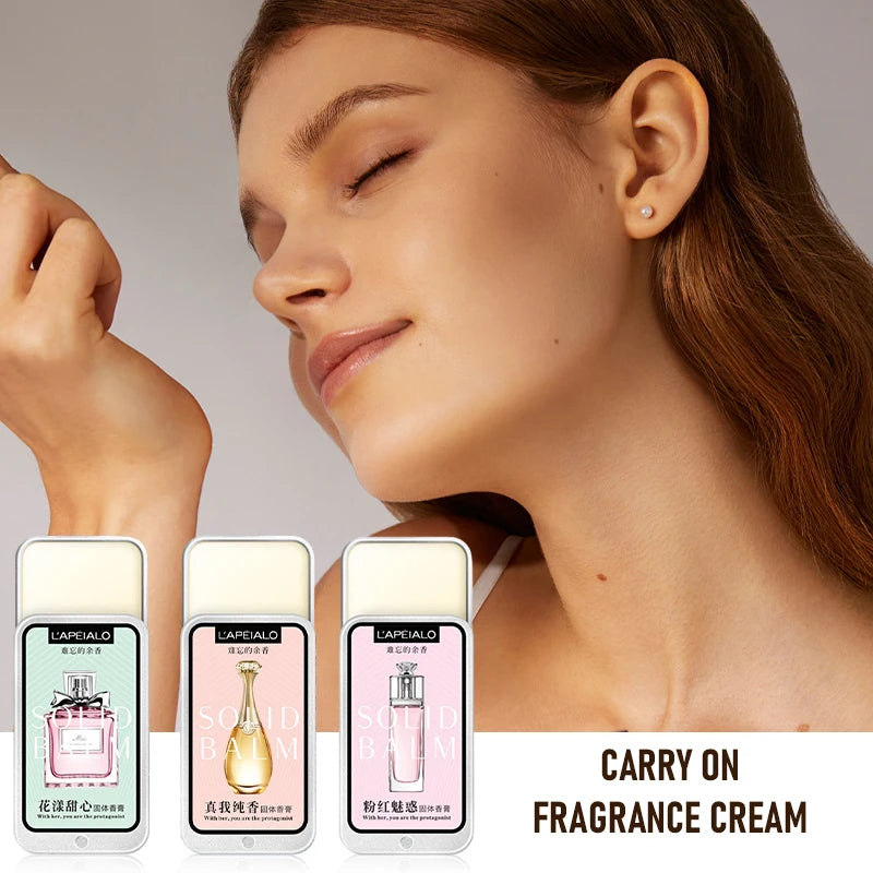 Long-Lasting Portable Solid Perfume Balm for Women