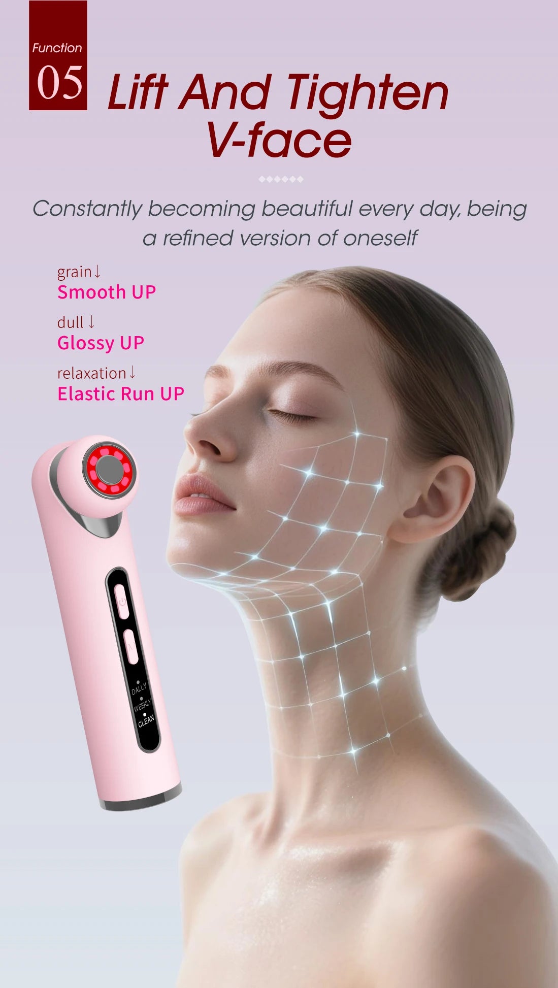 3-in-1 LED Photon Eye and Facial Rejuvenation Wand