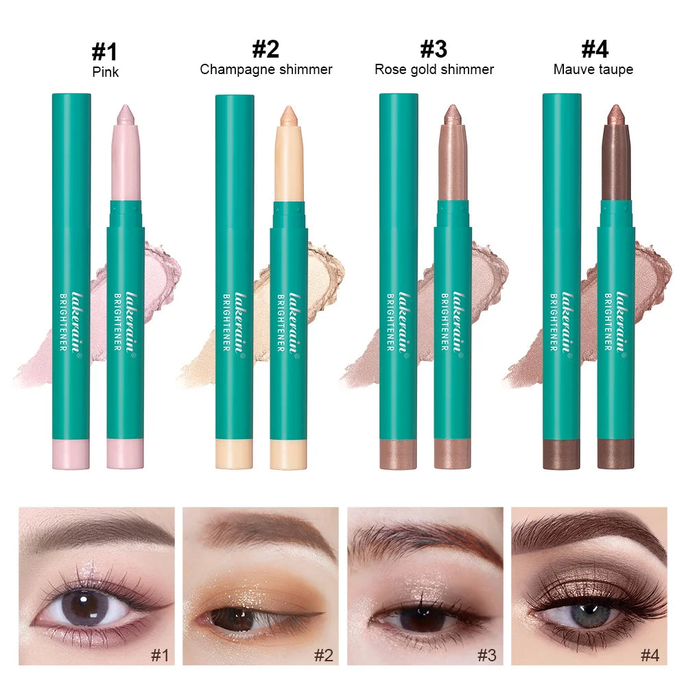 Waterproof Shimmer Eyeshadow Stick for Instant Eye Brightening