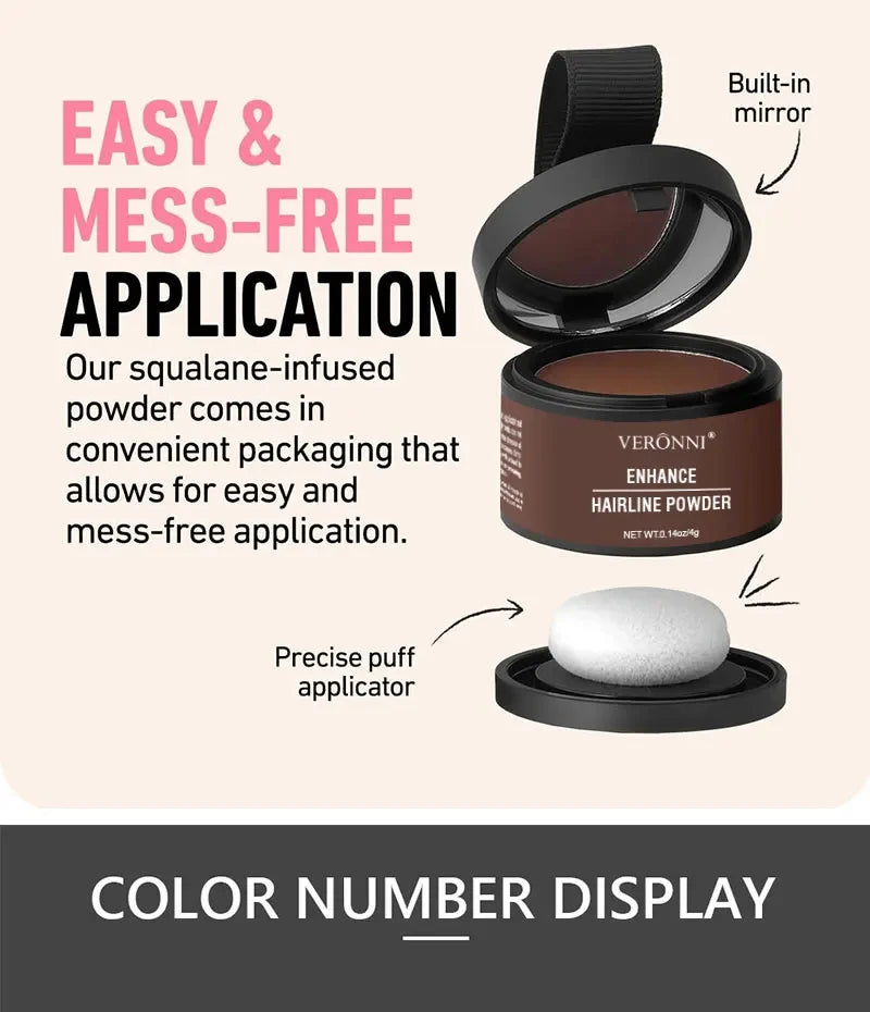 Waterproof Hairline Shadow Powder for Thicker Hair - 9