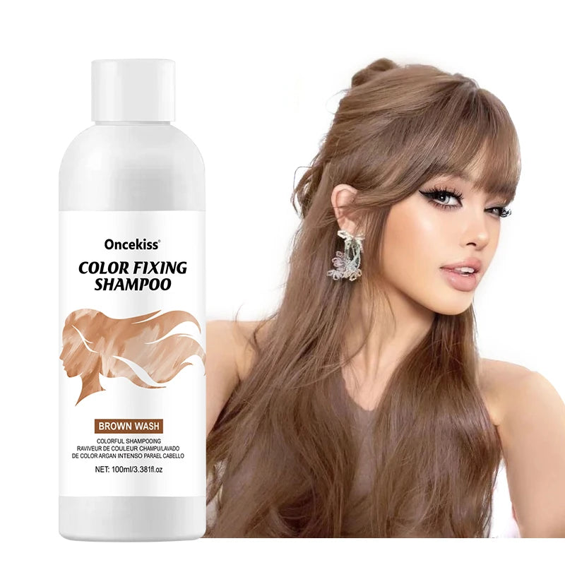 Semi-Permanent Color Depositing Hair Dye Shampoo