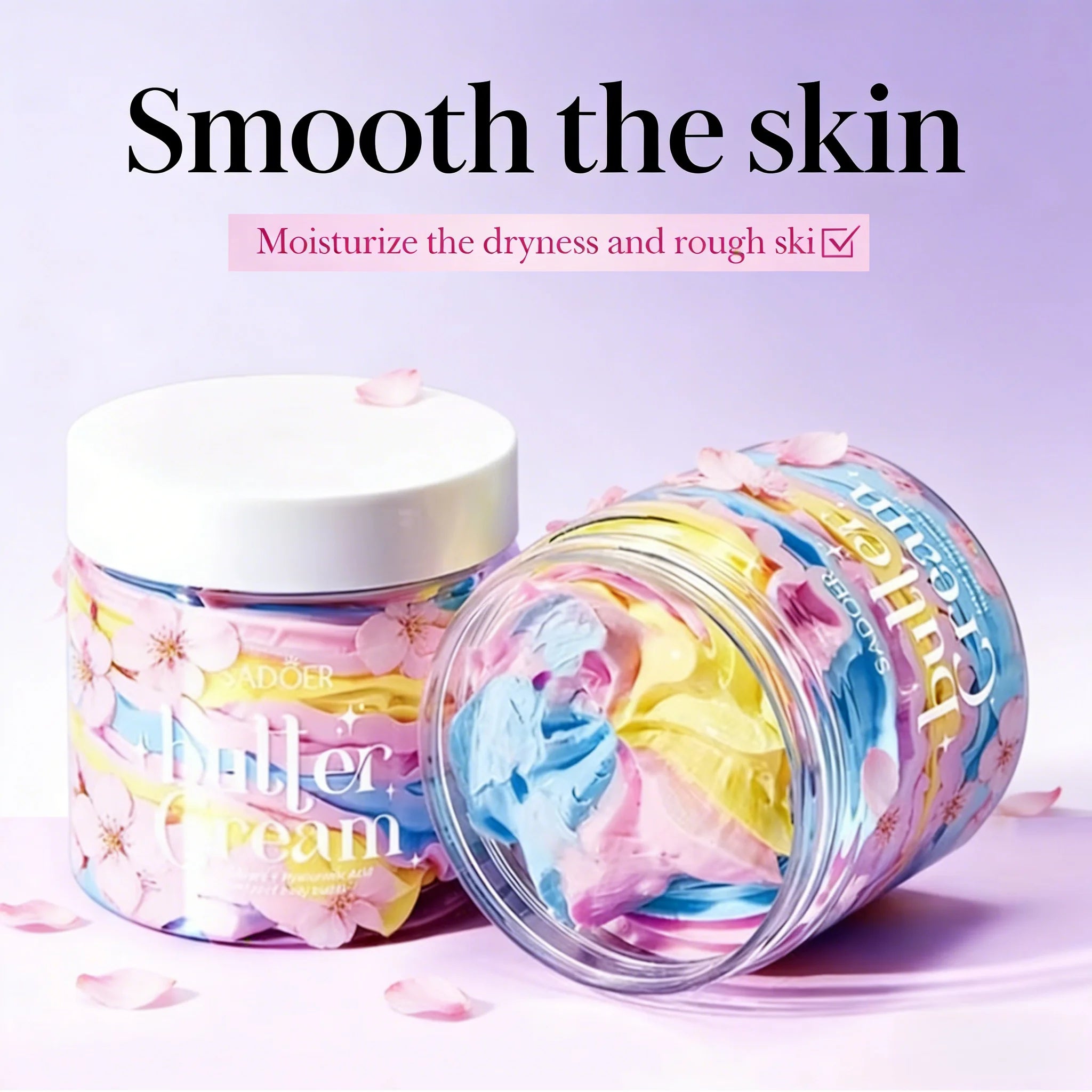 Sakura Moisturizing Body Cream for Smooth Glowing Skin - 3
