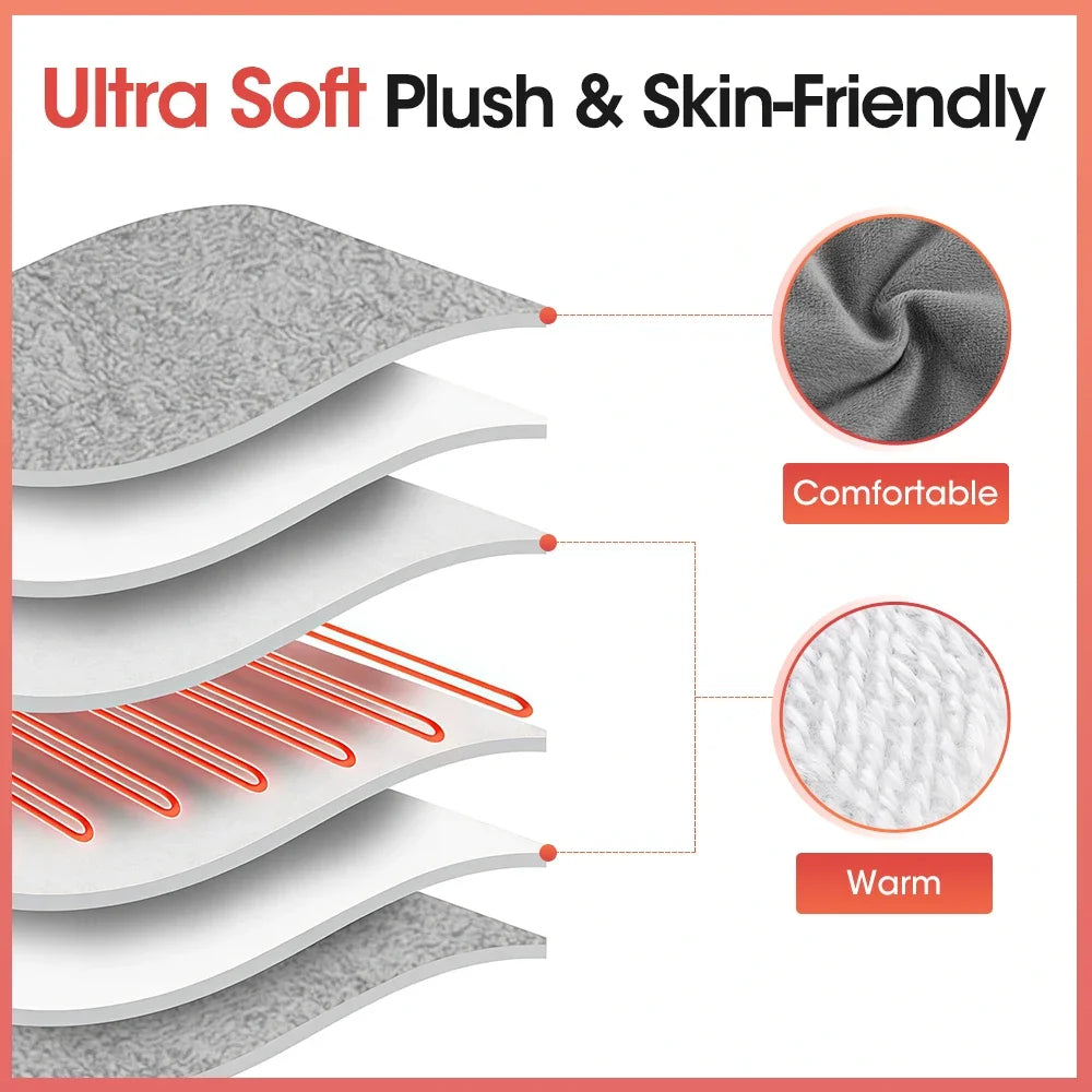 USB Heated Foot and Body Warmer Mat