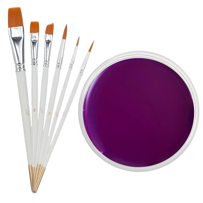 Professional Face and Body Paint Kit with Brushes for Parties