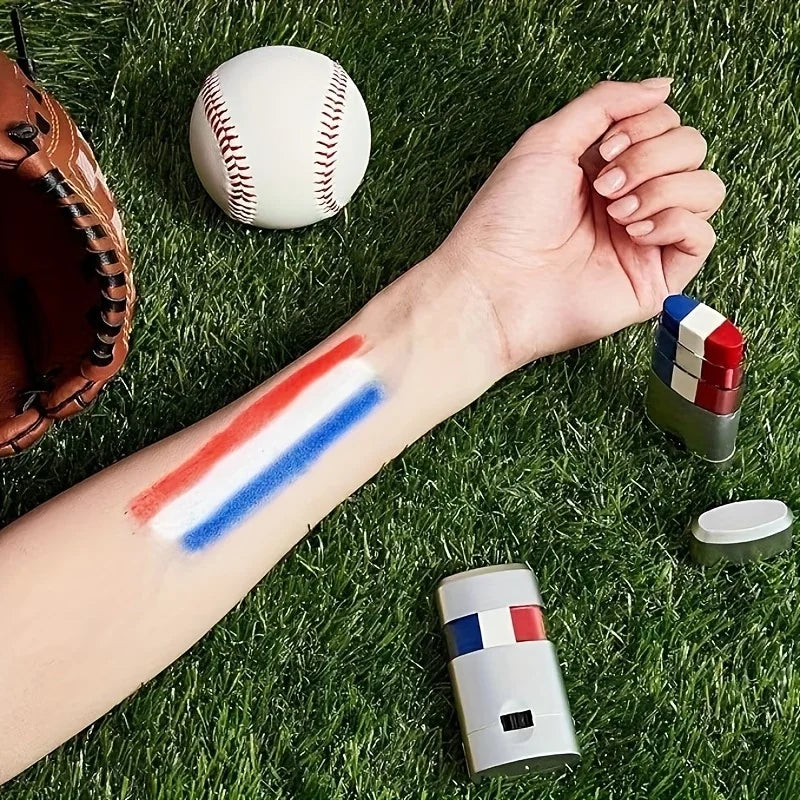 Country Flag Face Paint Stick for Sports Fans