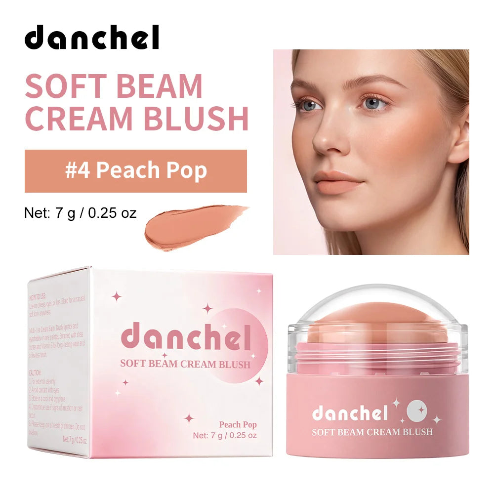 Soft Beam Multi-Use Cream Blush for Cheeks, Lips, and Eyes
