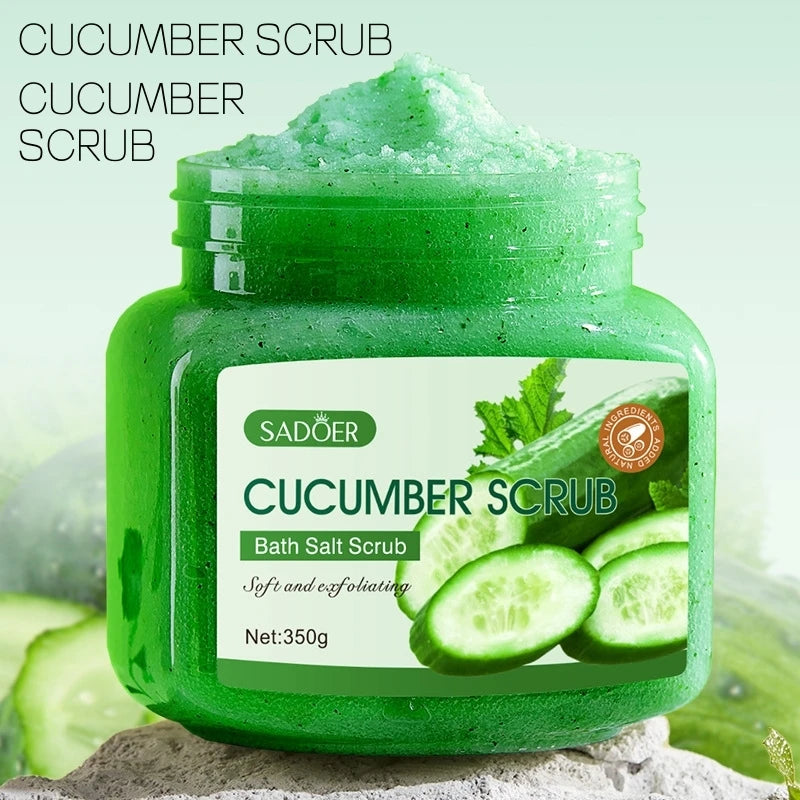 Refreshing Cucumber Exfoliating Skin Smoothing Body Scrub