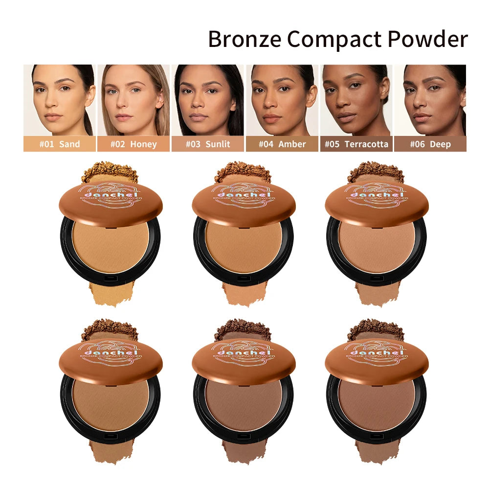 Matte Bronze Sculpting Powder for a Sun-Kissed Glow - 1