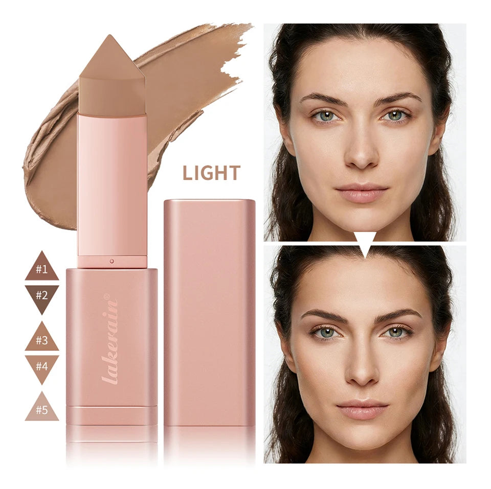 Cream Bronzer and Contour Stick for Sculpted Face Makeup