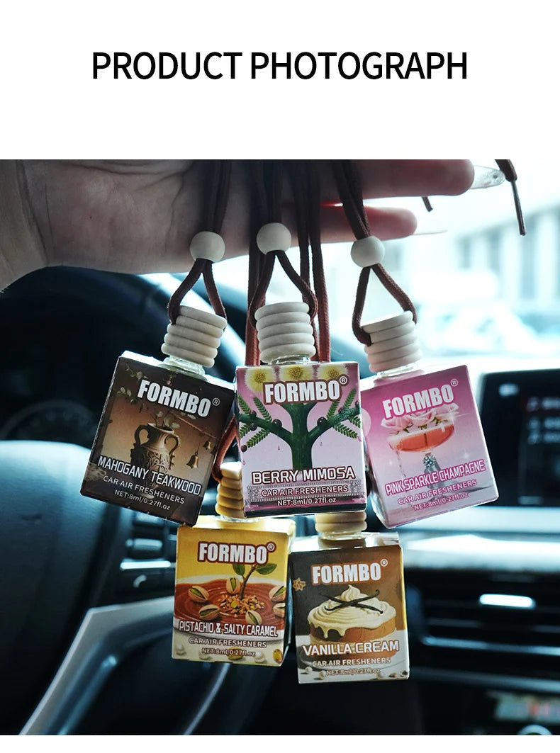 Long-Lasting Hanging Car Air Freshener Set
