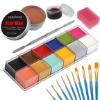 Professional Special Effects Makeup Kit for Halloween and Cosplay