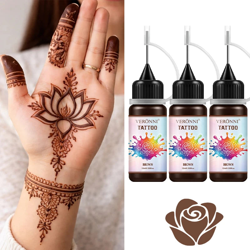 Temporary DIY Tattoo Paste for Festivals and Body Art - 15
