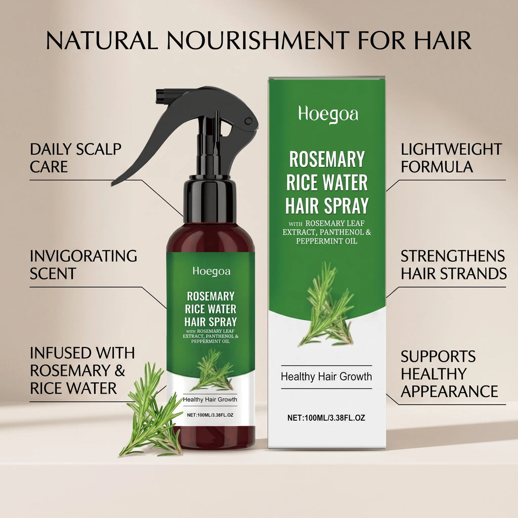Rosemary Rice Water Hair Growth Spray