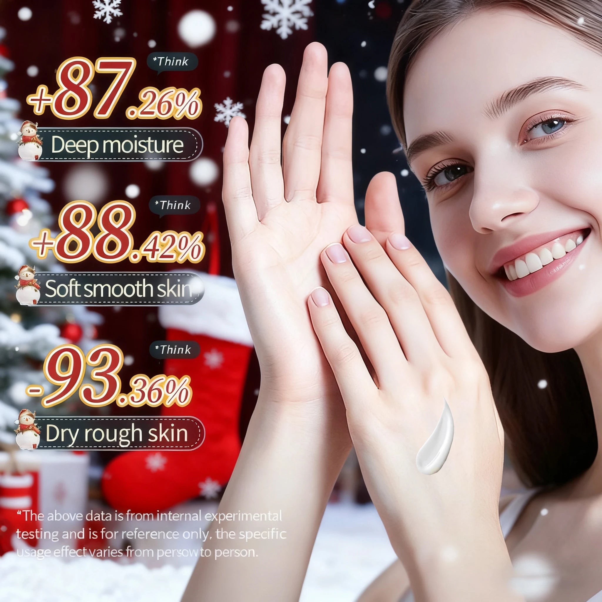 Moisturizing Christmas Hand Cream for Dry Winter Skin - 3