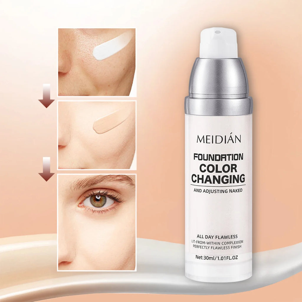 Color-Changing Liquid Foundation for Flawless Skin