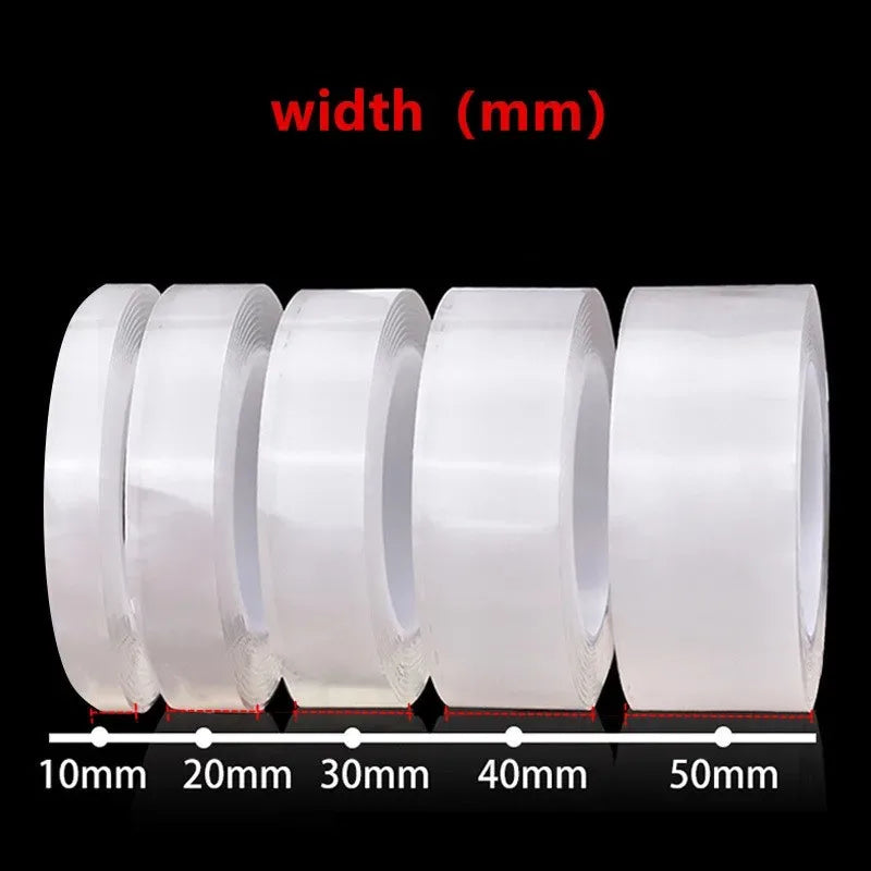 Heavy Duty Reusable Transparent Nano Mounting Tape