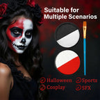 Dual-Split Water-Based Face and Body Paint Set