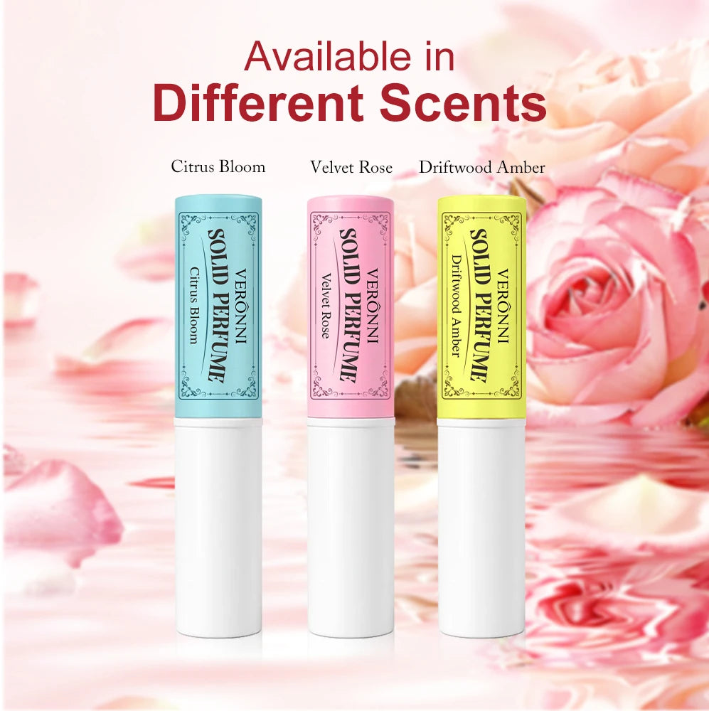 Portable Floral Solid Perfume Stick for Long-Lasting Fragrance - 2