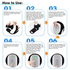 Heated Air Compression Foot and Ankle Massager