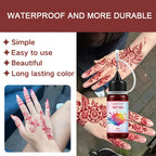 DIY Temporary Tattoo Ink Set with Stencils