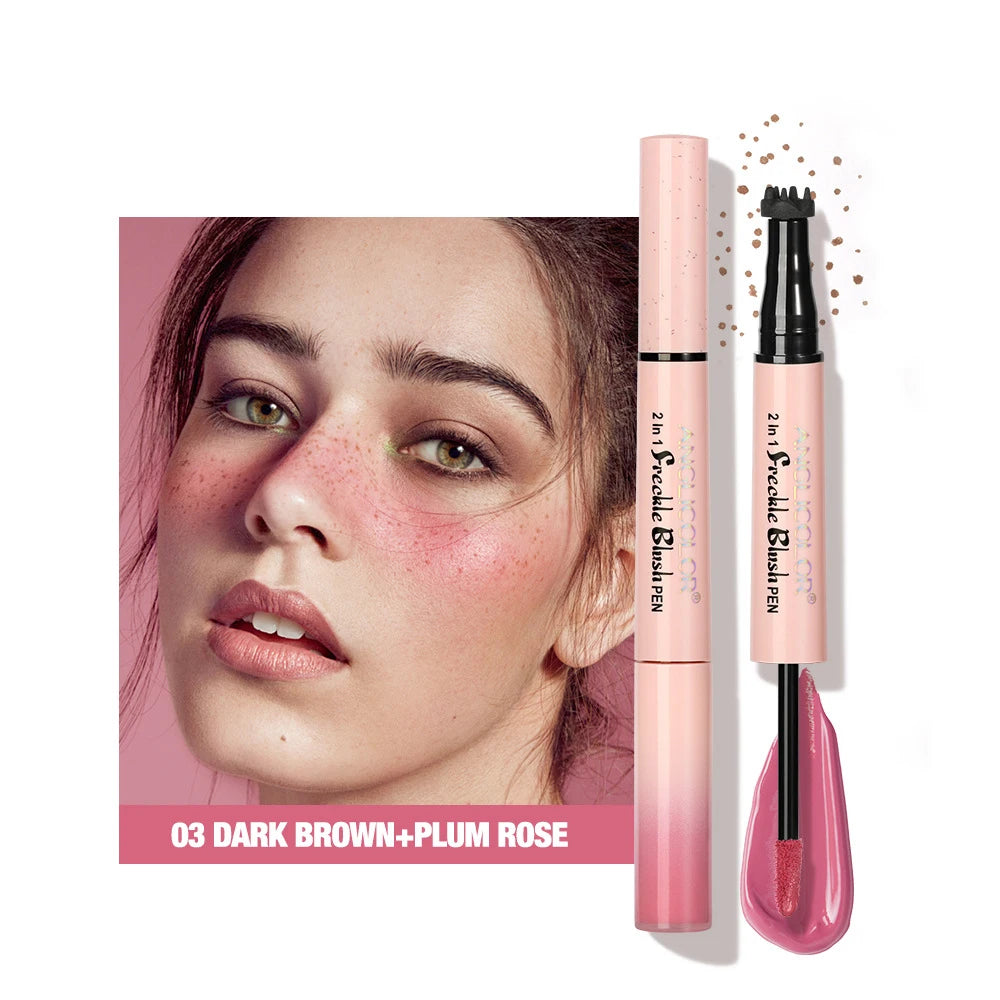 2-in-1 Natural Freckle and Blush Pen