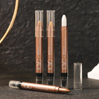 Waterproof Shimmer Eyeshadow Stick for Long-Lasting Eye Makeup