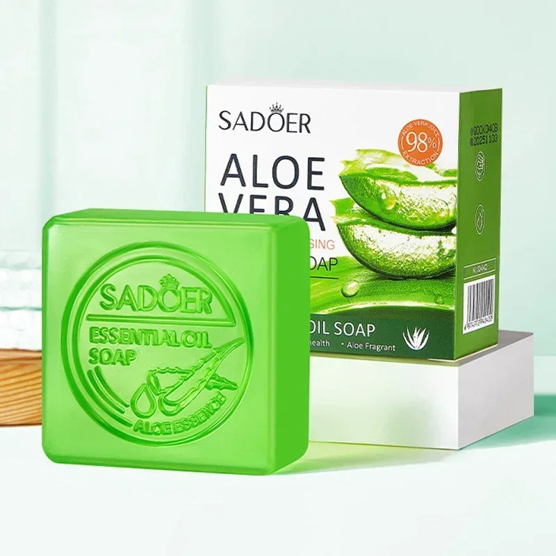 Aloe Vera Moisturizing Facial Cleansing Soap - 3