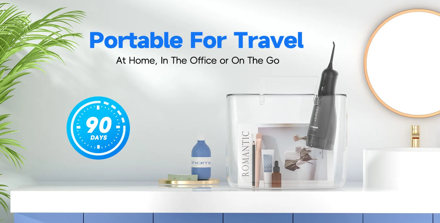Portable Cordless Water Flosser for Teeth and Braces - 16