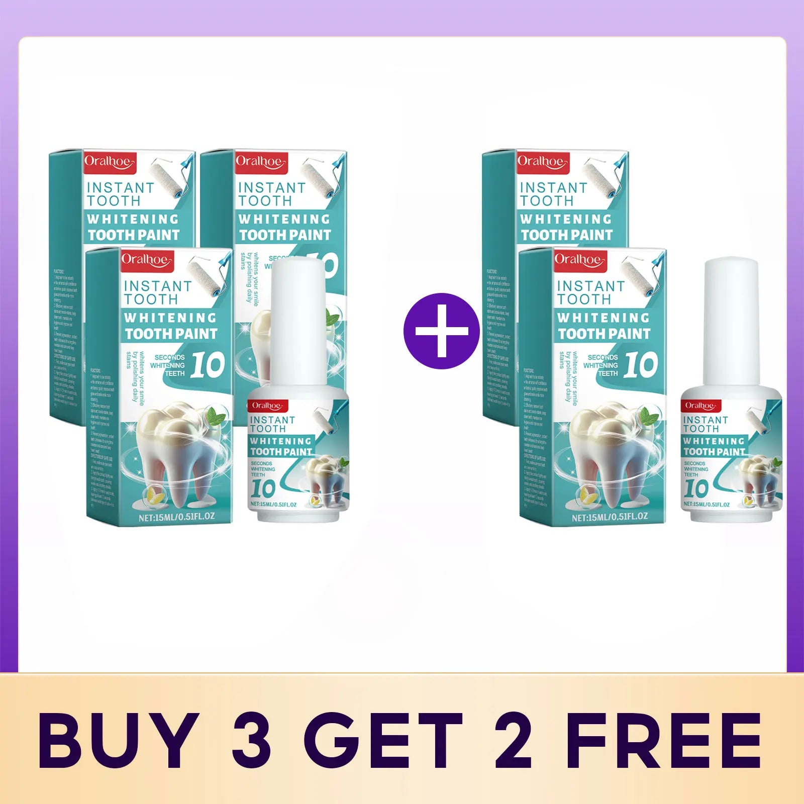 Instant Teeth Whitening Enamel Paint - 15