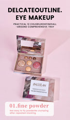 All-in-One Travel Makeup Palette for Face and Eyes