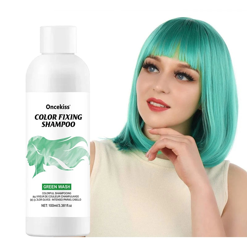 Semi-Permanent Color Depositing Hair Dye Shampoo
