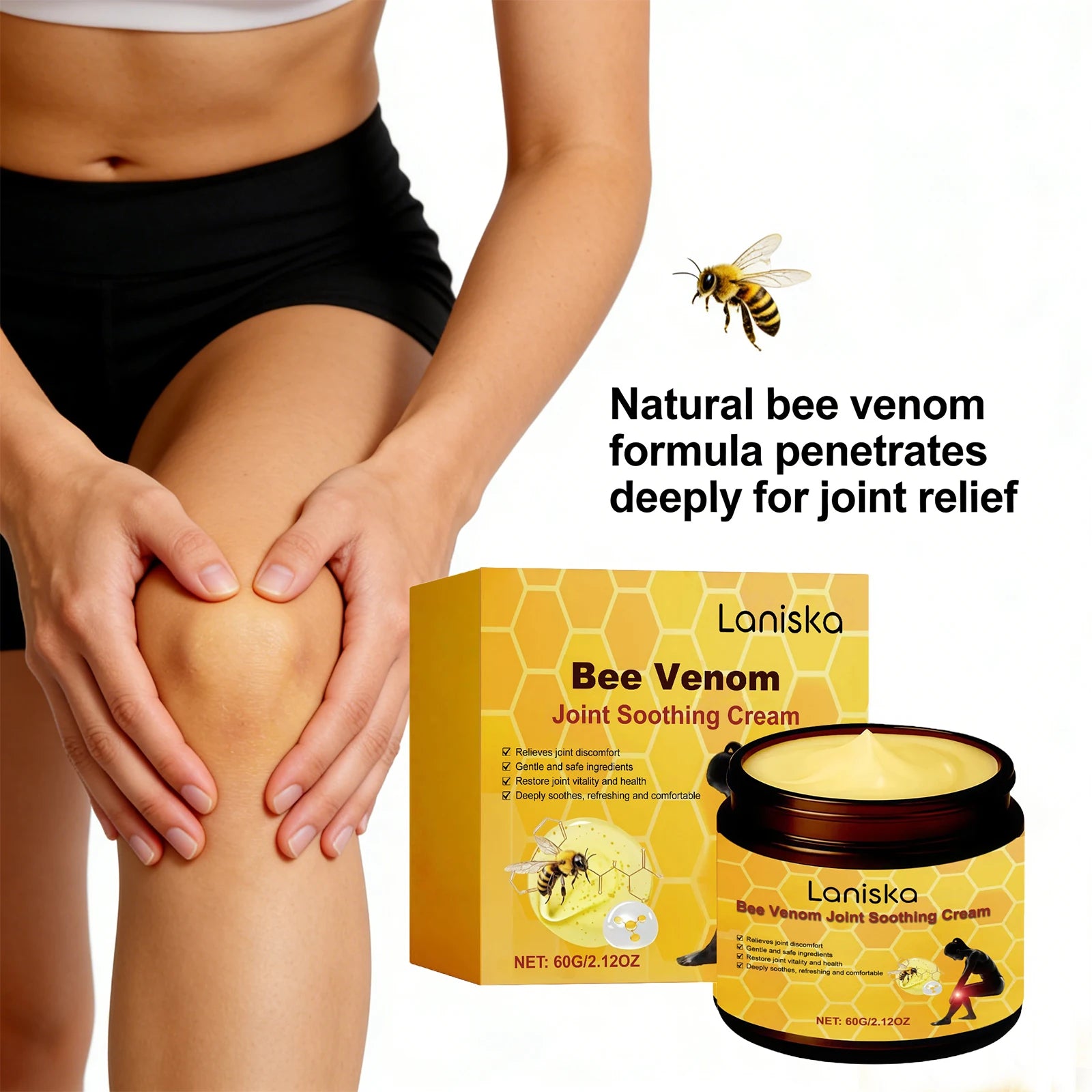 Bee Venom Joint Soothing Cream for Muscle and Joint Relief - 2