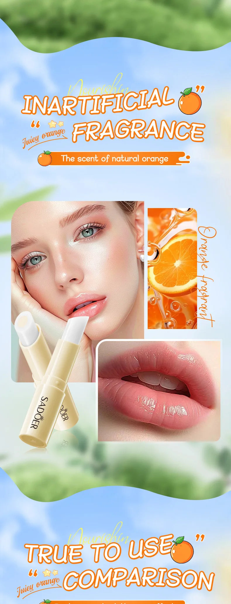 Color-Changing Fruit Moisturizing Lip Balm