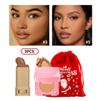 Matte Foundation and Setting Powder Makeup Set