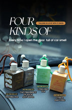 Tea Scented Hanging Car Air Freshener Set