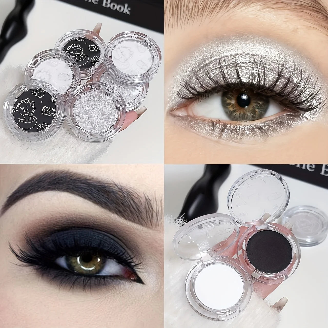 Monochrome Shimmer Eyeshadow for Radiant Eye Makeup - 7