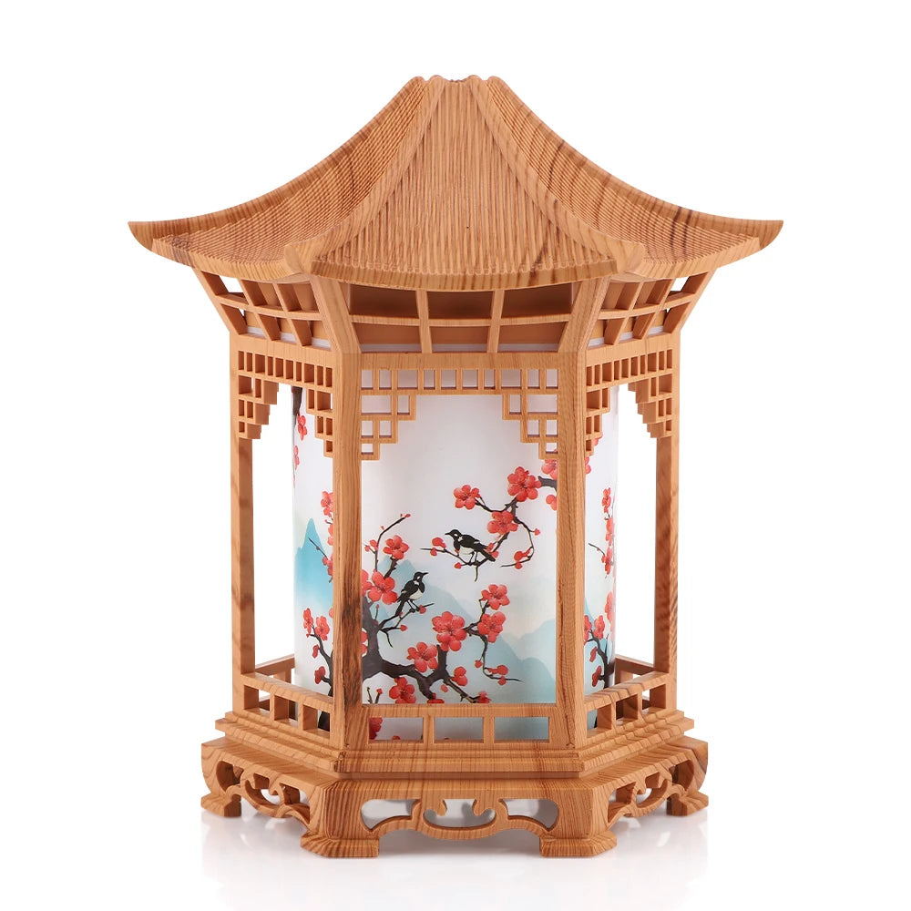 Portable Ultrasonic Pavilion Humidifier for Desk and Bedroom