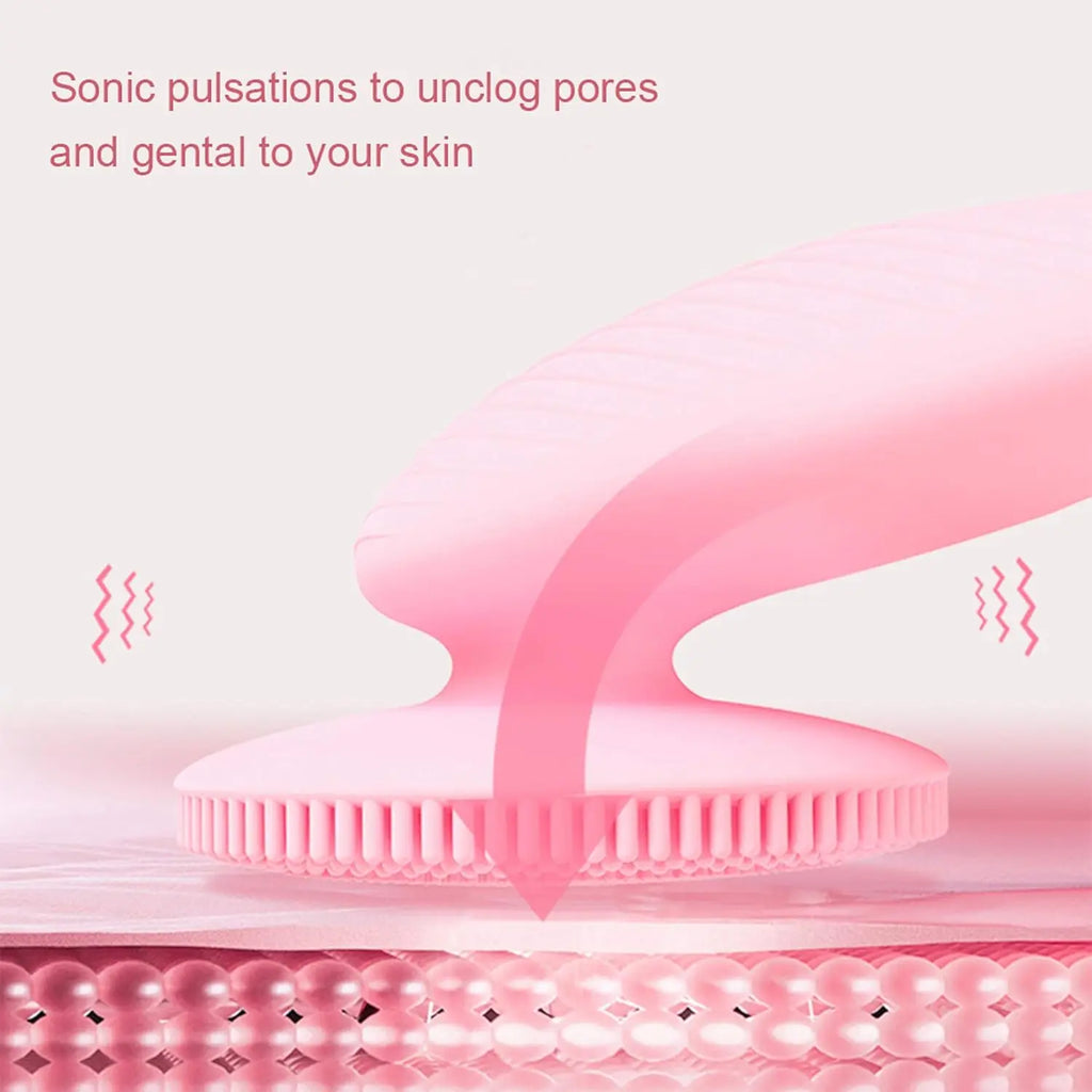 Electric Sonic Facial Cleansing Brush for Radiant Skin