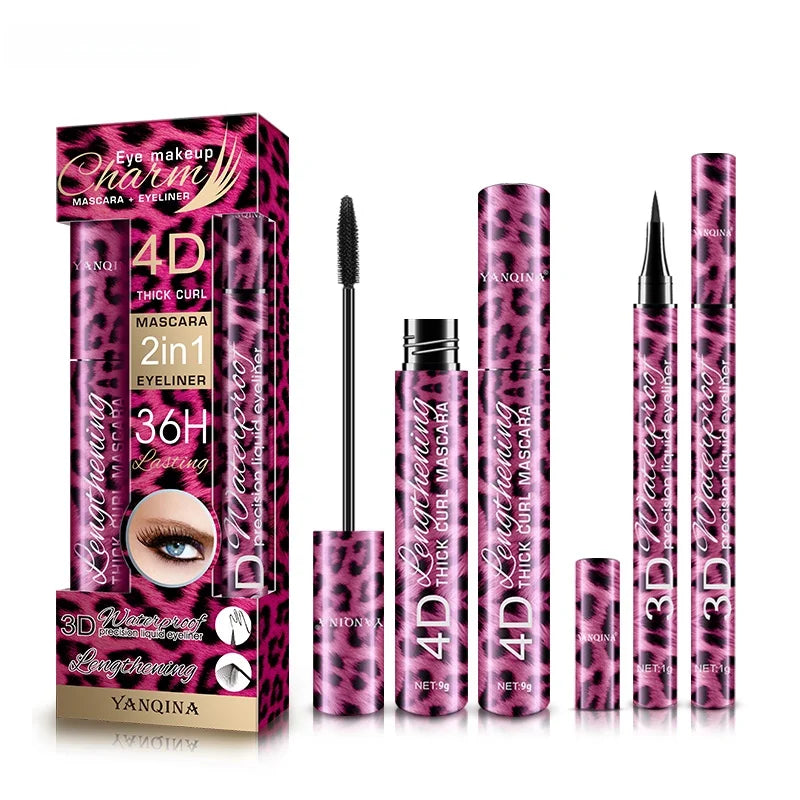 2-in-1 Waterproof Eyeliner and Mascara Set
