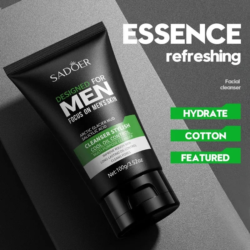 Oil Control Facial Cleanser for Men