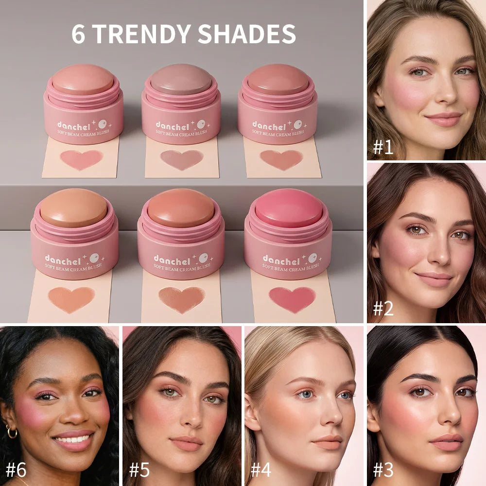 Soft Beam Multi-Use Cream Blush for Cheeks, Lips, and Eyes
