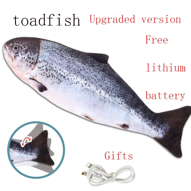 Interactive Flopping Fish Toy for Cats