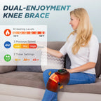 Heated Vibration Massage Wrap for Knee, Shoulder and Elbow