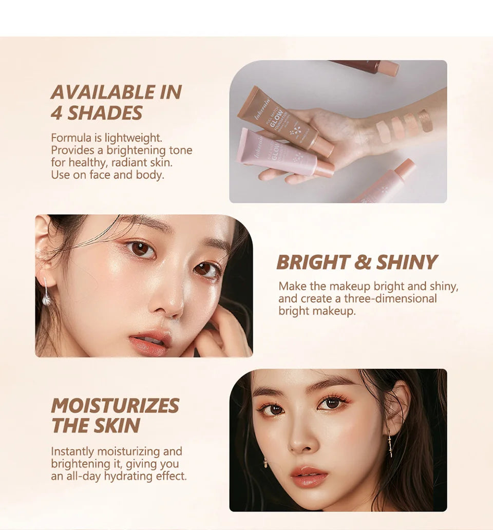 Hydrating Liquid Glow Foundation and Highlighter